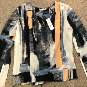 New! Waverly Grey Blouse